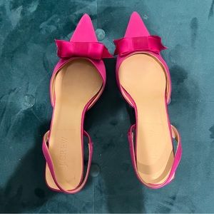 J Crew pumps in hot pink